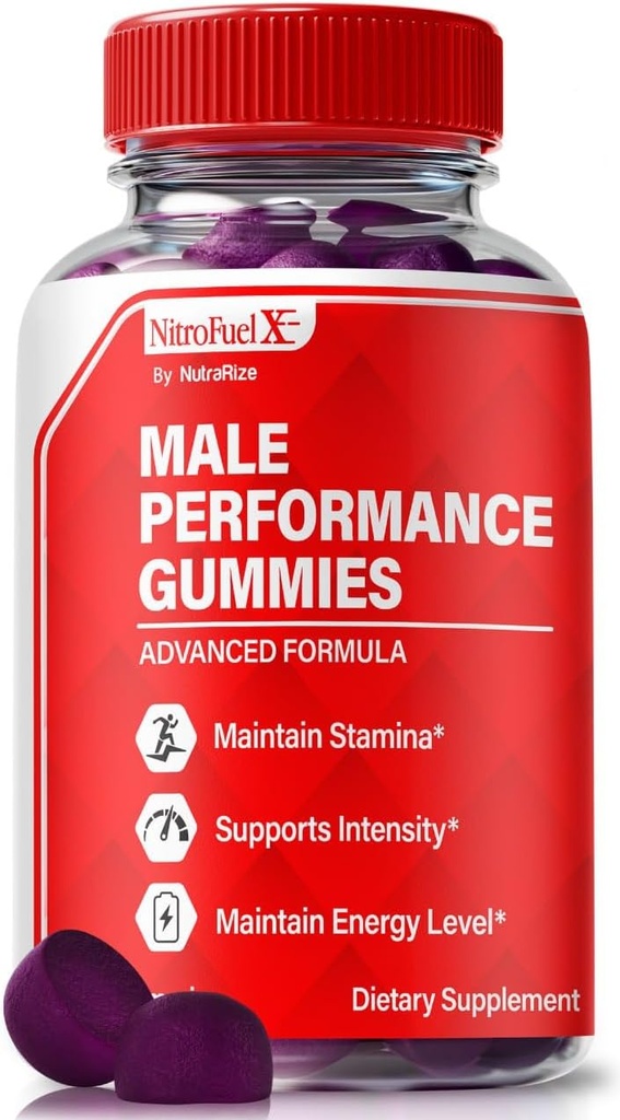 Carburant Nitro X Gummies - Officiel Nitro Carburant X Ultimate pour les hommes, Carburant Nitro X ME pour la performance et la santé globale, Tous Naturel NitroFuel X ME Gummy, NitroFuel X Ultimate Gomitas Reviews (60 Gummies)