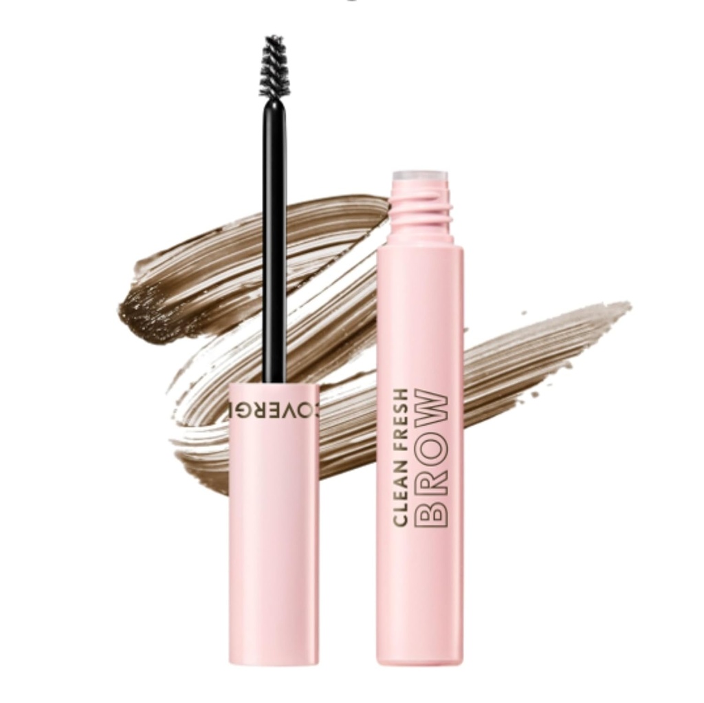 CoverGirl Clean Fresh Brow, 500 Medium Brown, Eyebrow Gel, Long-Lasting, Vegan Formula, Natural looking, Makkelijk aan te brengen, Doesn't Smudge, 0.18oz