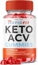 rize labs Rapid Fit Keto ACV Gummies for Advanced Weight Loss with Apple Cider Vinegar Supplement Belly Fat Extra Strength Gomitas (60 Gummies)