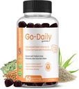Go-Daily Advanced Colon Cleanse and Detox, Probiotic Gummies for Optimal Gut Health, Laxatives for Constipatie and Bloating, 60 Gummies - Wellnesspath Rx and Health Solutions