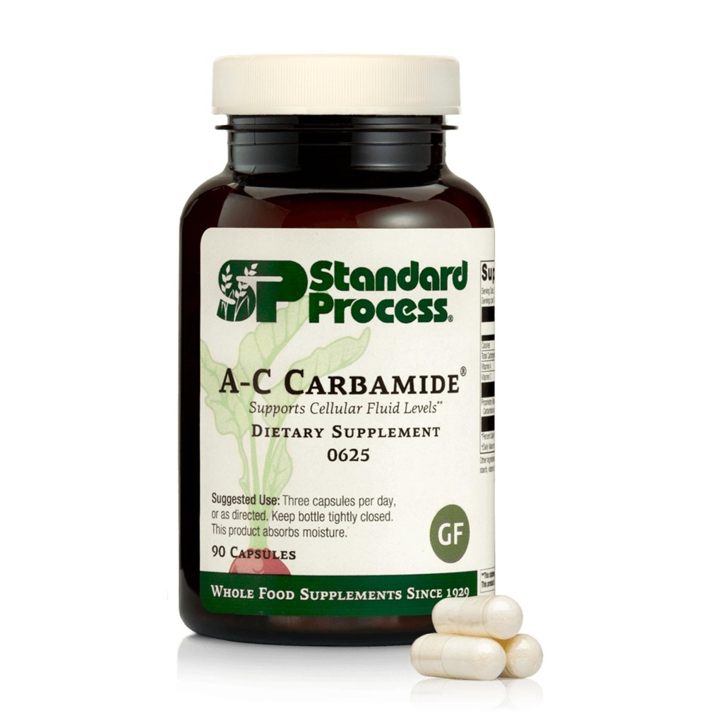 Standard Process Inc. A-C Carbamide - Glutenvrije nierondersteuningssupplement met vitamine A, vitamine C en Arrowrootmeel - 90 capsules