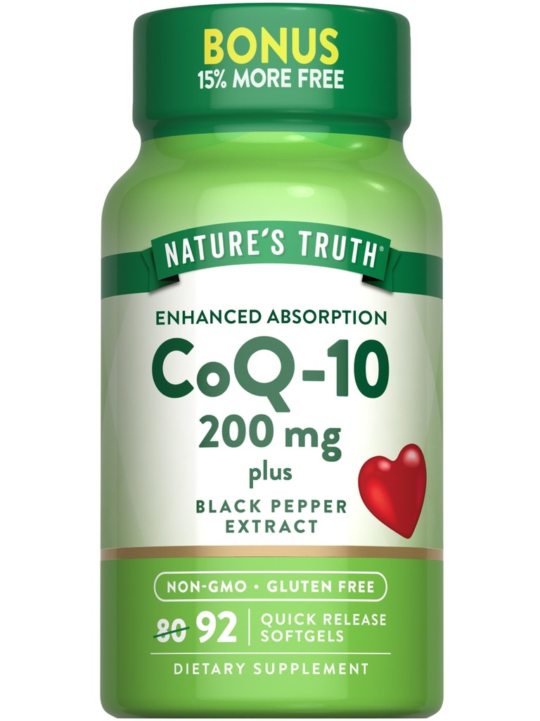 De waarheid van de natuur CoQ10 200 mg Softgels 