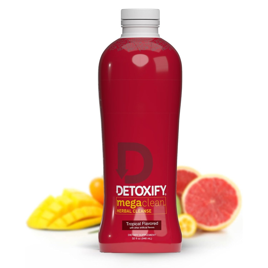 Detoxify – Mega Clean Herbal Detox Cleanse Drink – Détox nettoyant pour le corps complet pour les femmes et les hommes - Résultats du même jour - Plus autocollant