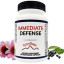 Support Immmune de Défense Immédiate - Zinc, Black Elderberry, Echinacea, Vitamine A & C avec B12,.