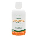 NaturesPlus Vitamine C liquide - 1000 mg, 30 fl oz - avec bioflavonoïdes citron - Végétarien, Sans gluten - 30 portions