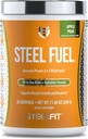 SteelFit Steel Fuel 5g BCAA's Aminozuren Poeder voor intra-workout om spiergroei en verbeterde duurzaamheid te versnellen - 30 porties in Apple Pear - BCAA-supplementen poeder voor elektrolyten en herstel