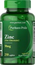Puritan's Pride Zink 50 Mg, 250 Tel.