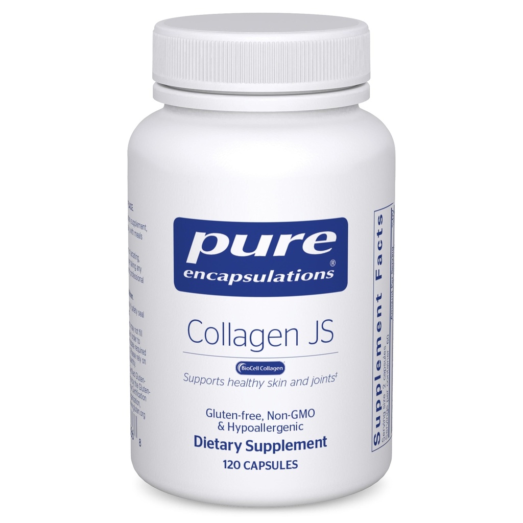 Pure Encapsulations Collageen JS - Skin & Joint Health* - 1.000 mg Gehydrolyseerde Biocell Collageen - Glutenvrij & niet-GMO - 120 capsules