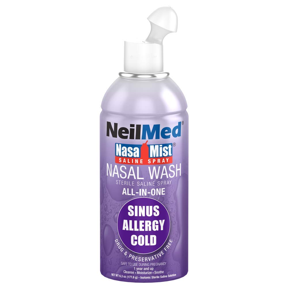 NeilMed NasaMist Alles in één Multi Purpose Saline Spray, 6,3 Fl Oz