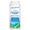 Puregen Labs poudre antifongique avec 2% de nitrate de Miconazole pour les infections fongiques courantes incluant les athlètes Foot, Jock Ditch et Ringworm, sans Talc, 3 oz (85g)