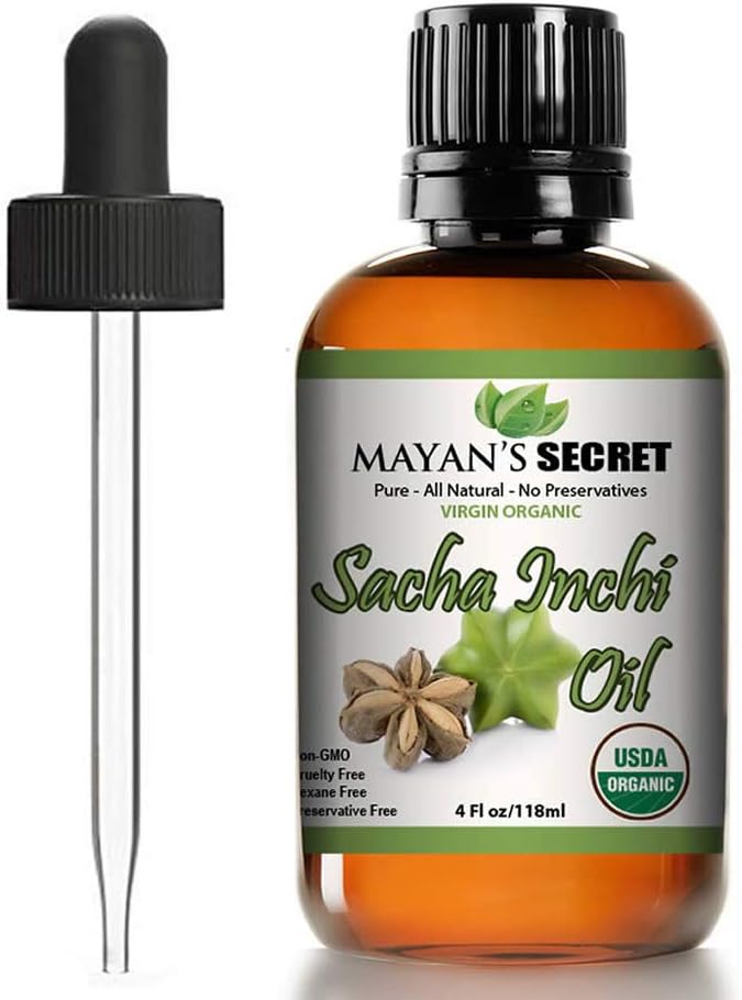 Maya's Secret Sacha Inchi Oil - USDA Certified Organic Omega-3-6-9