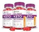 Justified Laboratories (3 Pack Keto Rush Keto ACV Gummies Formula 1000MG Keto Rush Keto Gummies Apple Cider Vinegar Boost samengesteld met Granaatappel Beet Juice Powder B12 Vegan Non GMO 180 Gummys