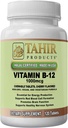 Tahir Halal Vitamine B12 1000 mcg: Boosts Energy, Metabolisme & Zenuwstelsel Gezondheid. Vegan & Vegetarisch, Dairy-Free, 120 kauwtabletten. Made in USA - Certified Halal.