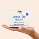 IMMUN'ÂGE - Anti Aging Supplement - NRF2 activator - Immune Support - Antioxidant - Cellular Energy Booster - Skin Aging Protection - 100% Japanese Fermented Papaya - Powder - 30 Packets x 3 Grams
