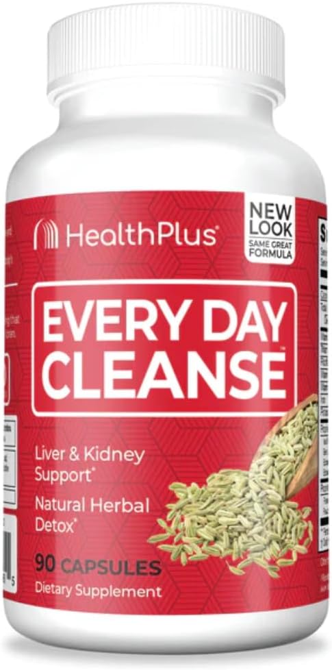 Health Plus Elke dag Reiniging Health Supplement, 90 capsules, 30 porties