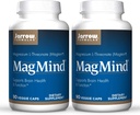 Formules de Jarrow MagMind - 90 Capsules, boîte de 2 - Comprend Magnésium L-Thréonate (Magtein) - Soutient la santé et la fonction cérébrale - 60 Total des portions