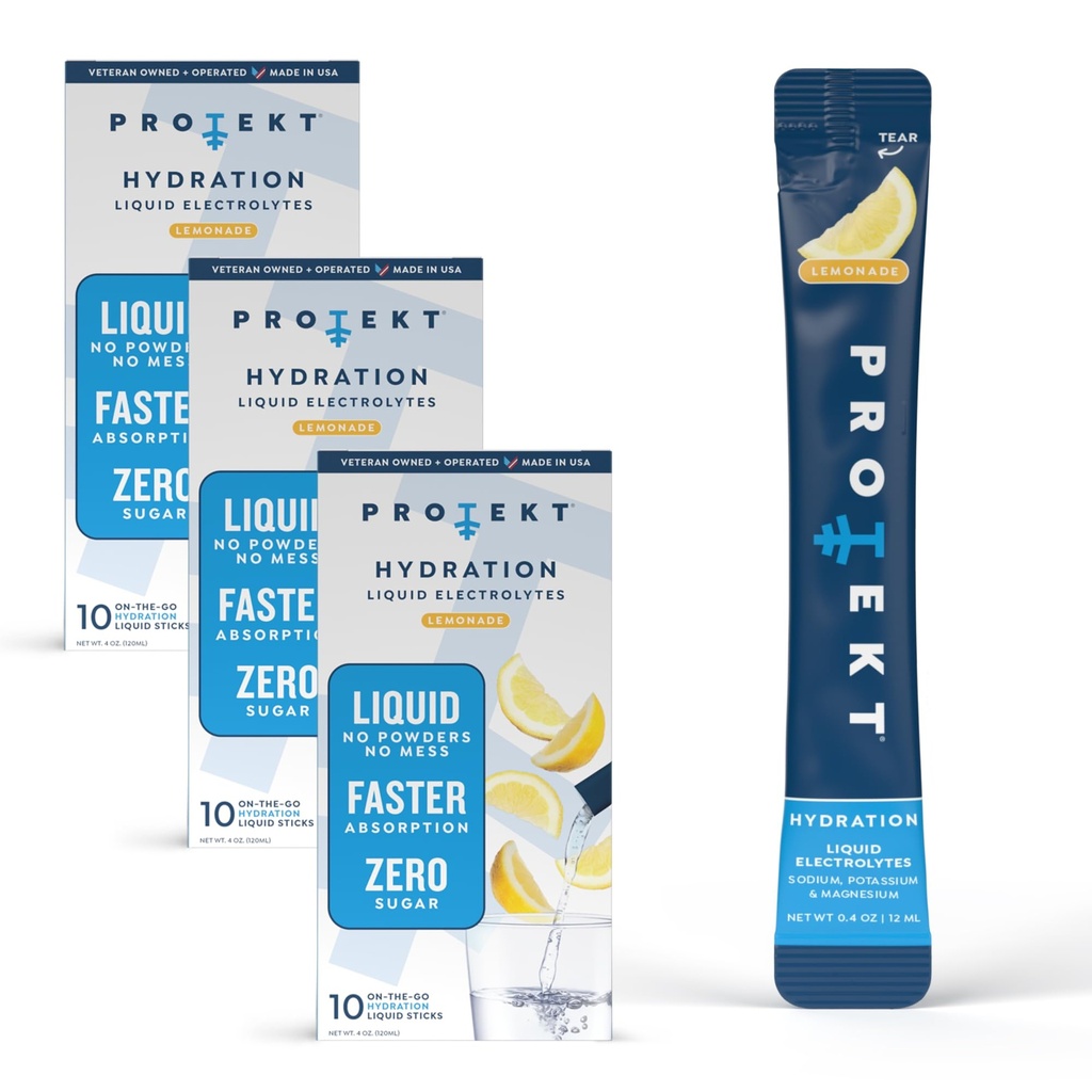 PROTECT Electrolyte Packets for Recovery & Hydration 