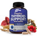 NutriFlair Thyroid Support Complex, 120 capsules - met Jodium, Black Pepper, Ashwagandha, Vitamine B12 - Schildklier Supplement voor vrouwen en mannen