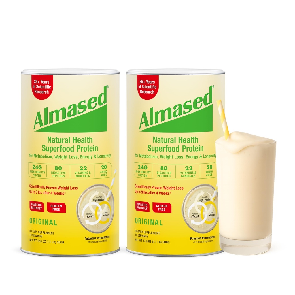 Gealmased multiproteinpoeder 17,6 OZ (verpakking van 2)