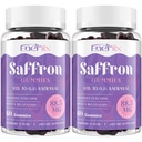 Saffron Gummies 88.5 mg met Magnesium, Max Strength Saffron Supplementen met St. John