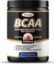Originele BCAA Poeder 2:1:1 - Branched Chain Amino Acids for Muscle Building & Recovery, Fat Burning Support - Fruit Punch & Watermeloen (45 Servers)