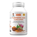 ANDREW LESSMAN Kurkuma 400mg - 60 Capsules - 95% Curcuminoïden als Fosfolipide Complex voor optimale voordelen en absorptie, Hoge Potentie Standaard Extract, Klein Makkelijk doorslikken Capsules