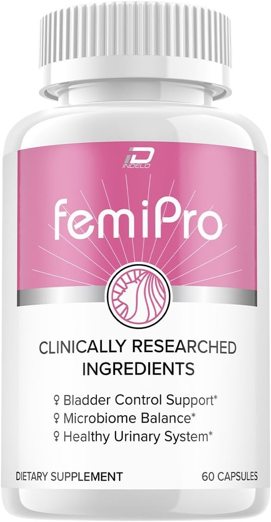 FemiPro Ondersteuning Supplement - Probiotic Femi Pro Pillen, FemiPro 24-uurs ondersteuning Microbiotische Probiotische Urinaire Controle Leaks Health, Femie Pro Reviews (60 capsules)