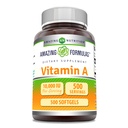 Verbazingwekkende Formules Vitamine A 10000 IE Supplement 