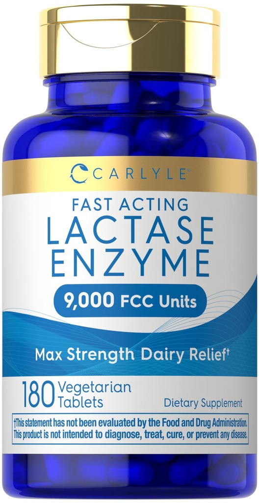 Carlyle Lactase Enzyme Pillen › FCC 180 Tablets 