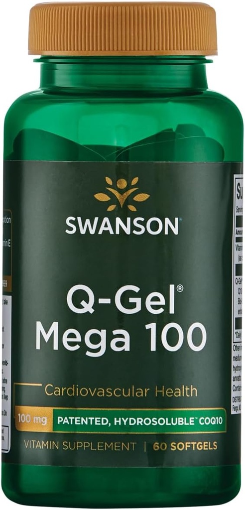 Swanson Q-Gel Mega 100 100 Milligrammen 60 Sgels