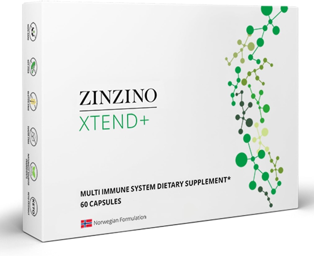 Xtend + - Multi Immune Supplement - Essentiële Vitaminen, Mineralen en Vitamine C voor Immune Ondersteuning, Energie & Focus - 60 Capsules