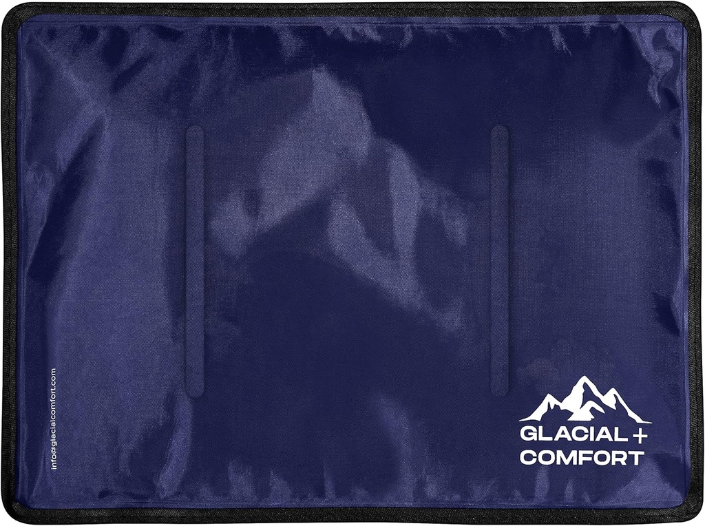 Glacial Comfort Large Gel Ice Pack for Injuries Herbruikbaar - (15" x 11") Cold Pads for Back Pain, Hip, Knie, Schouders, Muscle Strains, Migraine & Postpartum Recovery, Flex Technology - Compressie Pad.