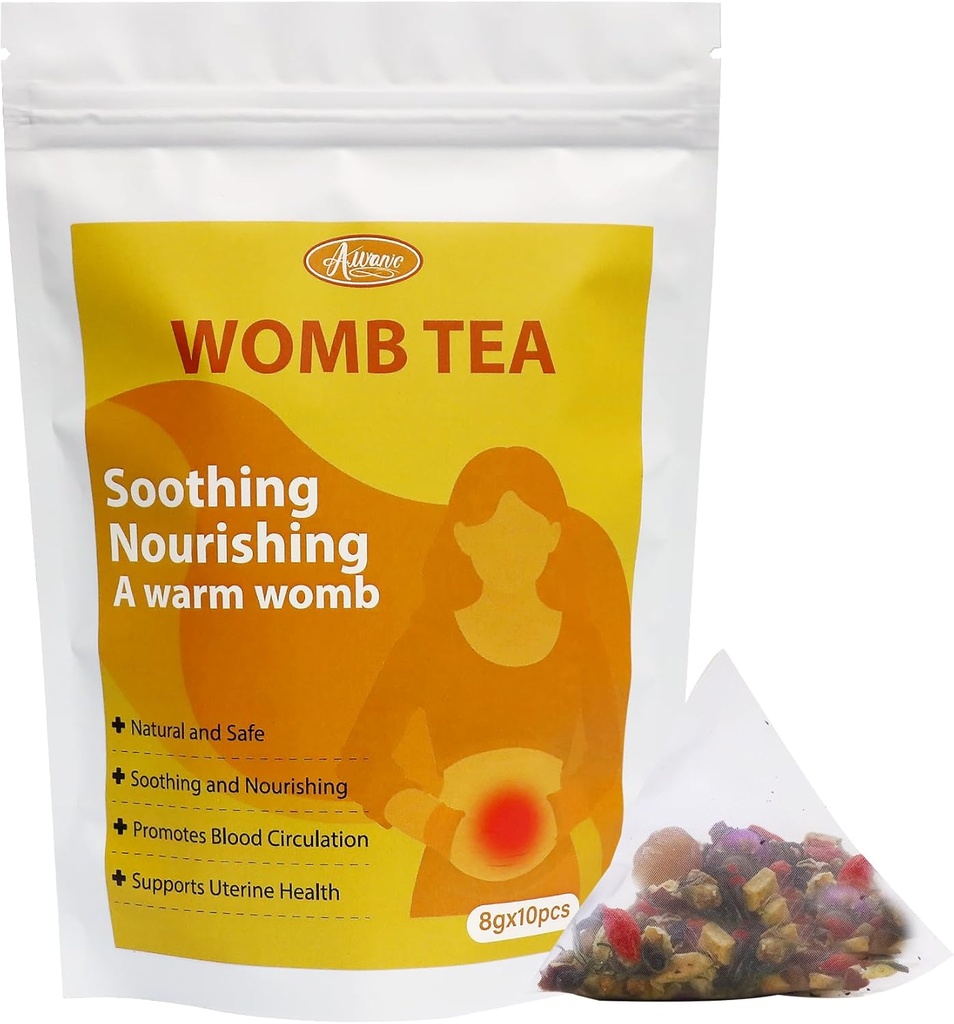 Natuurlijke Womb Detox Thee, Uterus Reiniging Detox voor vrouwen te krijgen zwangere snelle Vruchtbaarheid Thee, Herbal Fibroid Teabag voor Relieve Menstrueel en Periode Krampen, Uterus Reinigen Vrouw Gezondheidszorg