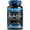 WELNESS LABSRX NAD Supplement, 1500mg - USA Made Liposomal NAD+ Supplement met Resveratrol, NAD Plus Boosting - Ondersteuning Cellular Health, Uithoudingsvermogen en gezonde veroudering - Ultra sterkte Capsules