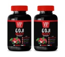 antioxidant supplement - GOJI BERRY COMPLEX - MET POMEGRANAAT, RESVERATROL, NNI, ACAI - Granaatappel vitamine e voor de huid - antioxidant voedingssupplementen - antioxidanten vitaminen - 2 Bot 120 capsules
