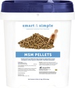 Smart & Simple MSM Pellets Helpt de effecten van stress te beheersen Paard Supplement Aids in Cellular en Tissue versterking 
