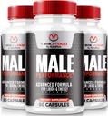 (3 Pack) Virilwood Capsules for Men, Officiële Viril Wood Pillen 1200 mg, Alle natuurlijke mannelijke Formule ter ondersteuning van de langdurige prestaties en de algehele gezondheid, Premium Multivitaminen Review (180 Capsules)