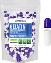 XPRS Nutra Size 0 Empty Capsules - 100 Count Empty Gelatin Capsules - Pills DIY Capsule Filling - Pure Bovine Pill Gel Caps for Do-It-Yourself Supplements (Purple/White)