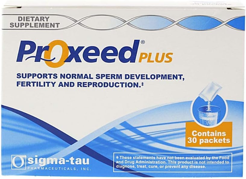 Proxeed Plus Male Fertility Supplement, Male Enhancing Supplement, Fertility Support, 150 Servings, 5 Boxes