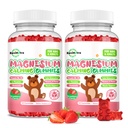Glycinat de magnésium pour enfants, supplément de magnésium avec L-Theanine, vitamine B6, D3 pour les enfants et les adultes, Magnésium calme pour la relaxation du sommeil,Brain,Bones,Fraise sans sucre 120ct