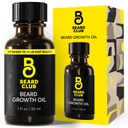 Baard Club - Baardgroei Serum met natuurlijke Castor, Kokosnoot en Avocado te groeien een dikker, voller baard, Vul Patches en stimuleren gezondere gezichtsgroei