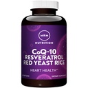 MRM Nutrition CoQ-10 Resveratrol Red Gist Rice Ondersteunt Cardiovasculaire en Hartgezondheid Glutenvrije
