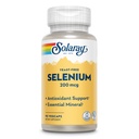 Solaray Gist Vrij Selenium 200mcg, Selenium Capsules voor gezonde schildklierfunctie & Immune Support, Hoge Absorptie Supplement, Vegan, 90 Servers, 90 VegCaps