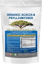 Acacia & Psyllium Husk Fiber Powder 2 Organic Soluble Fiber Digestief Restauratie Gut Nutriënten. Biologische Psyllium Husk & Biologische Acacia Poeder IBS, Leaky Gut 1,5 Ibs (24oz)