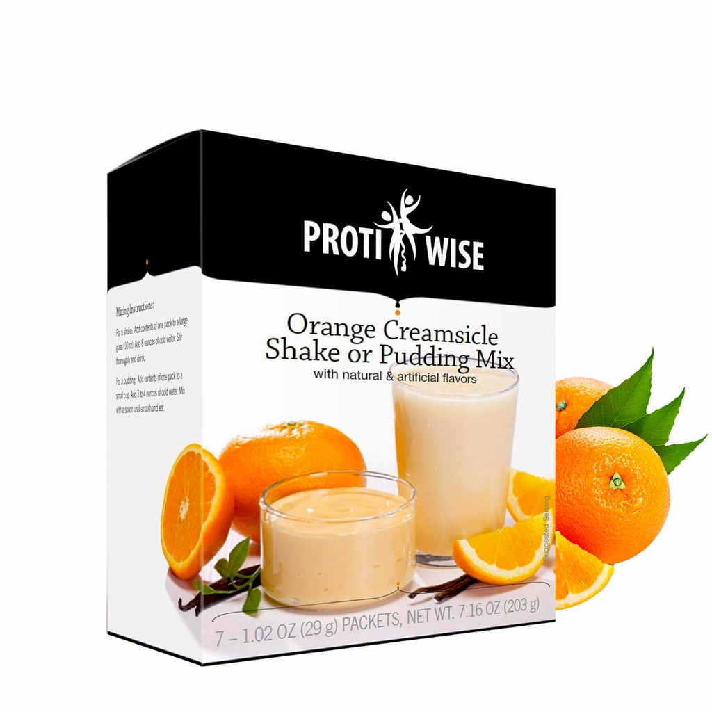 ProtiWise Haute Protein Shake & Pudding Mix, 15g de protéines, faible teneur en gras, faible teneur en calories, faible teneur en sucre, sans gluten régime KETO