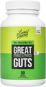 LIVELY VITAMINE CO. Great Guts Probiotic 50 Miljard CFU Probiotic - Balance Gut Microbiome, GI Tract, Ontsteking, Indigestie, Reflux, verstoorde maag, & diarree - 90 Caps