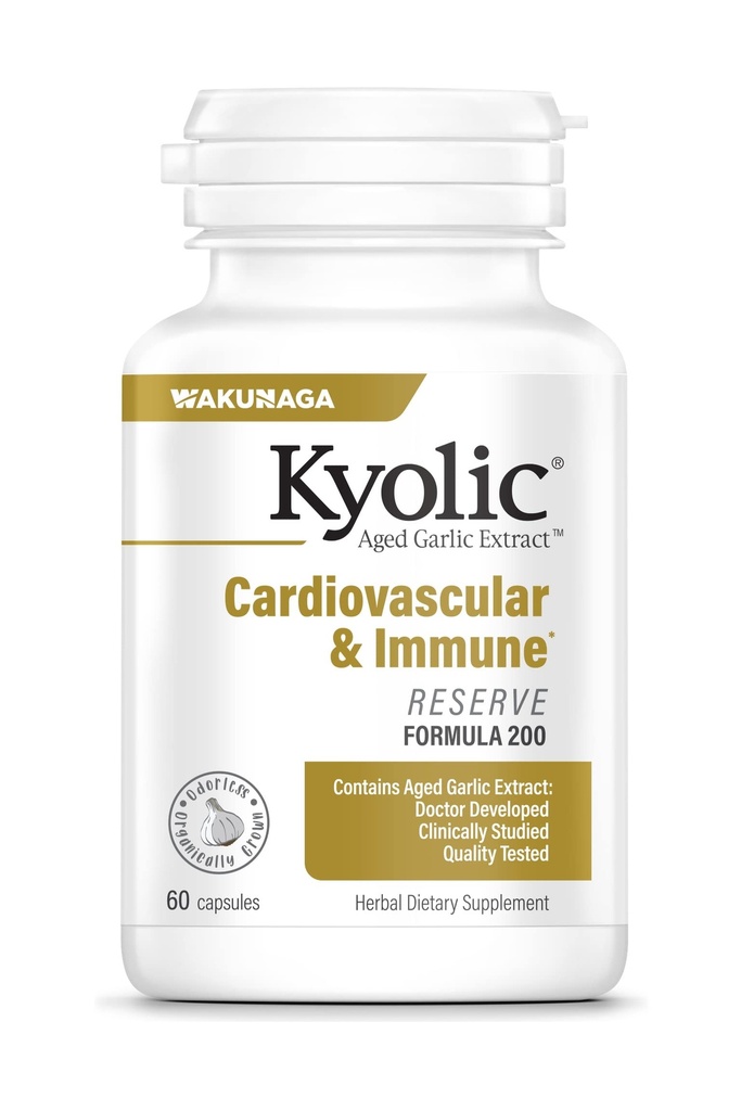 Kyolic Aged Knoflook Extract Formule 200, Cardiovasculair