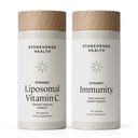 Stonehenge Health Dynamic Liposomal Vitamine C + Dynamic Immunity Bundle Supplements to Support Immune System, Collageen Synthesis, and Brain Health