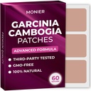 MONIER Garcinia Cambogia Patches (pakket van 60) - 100% Natural Patch for Women and Men - with B12 & Kalium - Energy, Focus & Body Support - Enhanced Formula