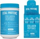 Protéines vitales Collagène Peptides Poudre non aromatisée 9,33 OZ+ 20 Count Stick Pack